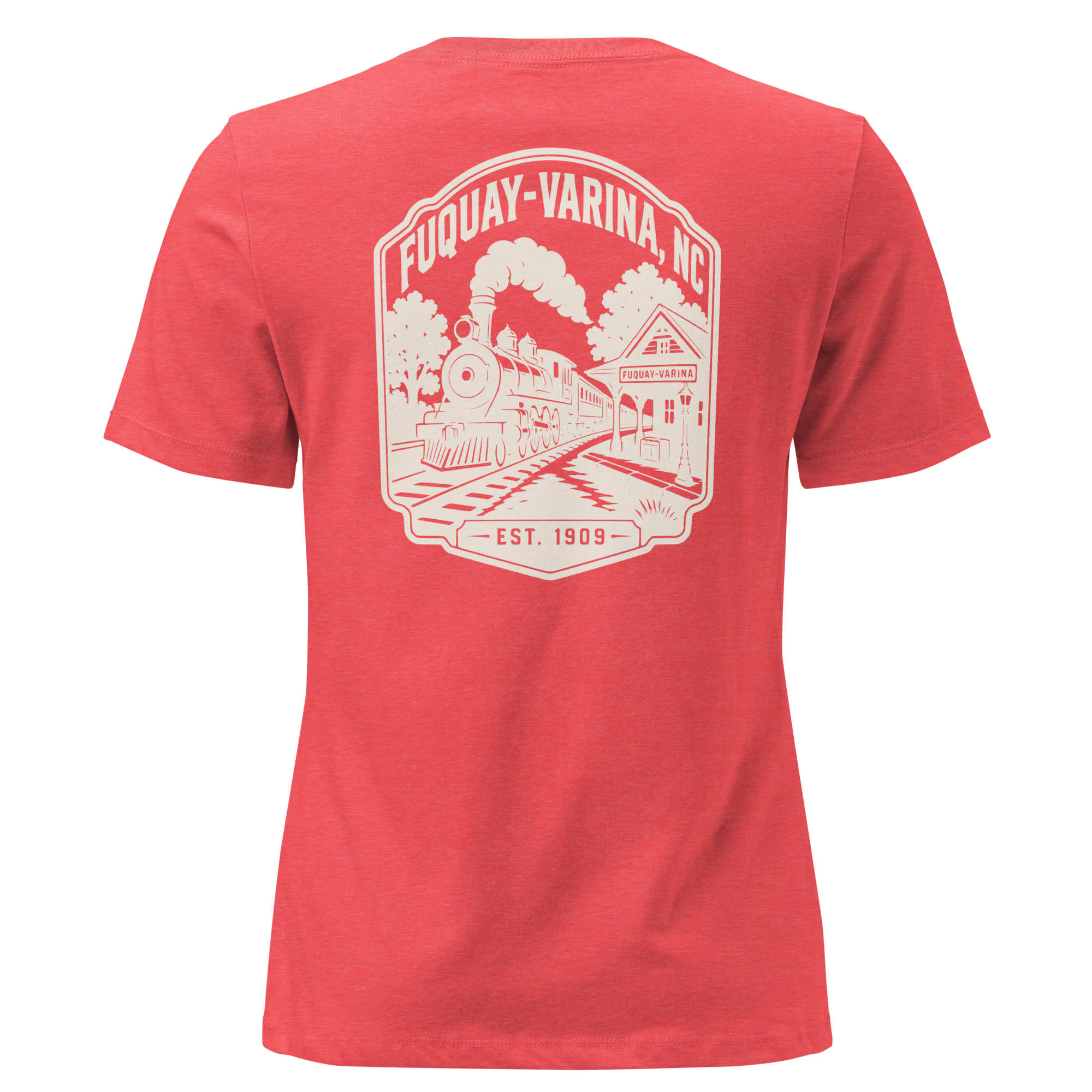 Fuquay Varina NC - Railroad Town- Women's Relaxed T-Shirt