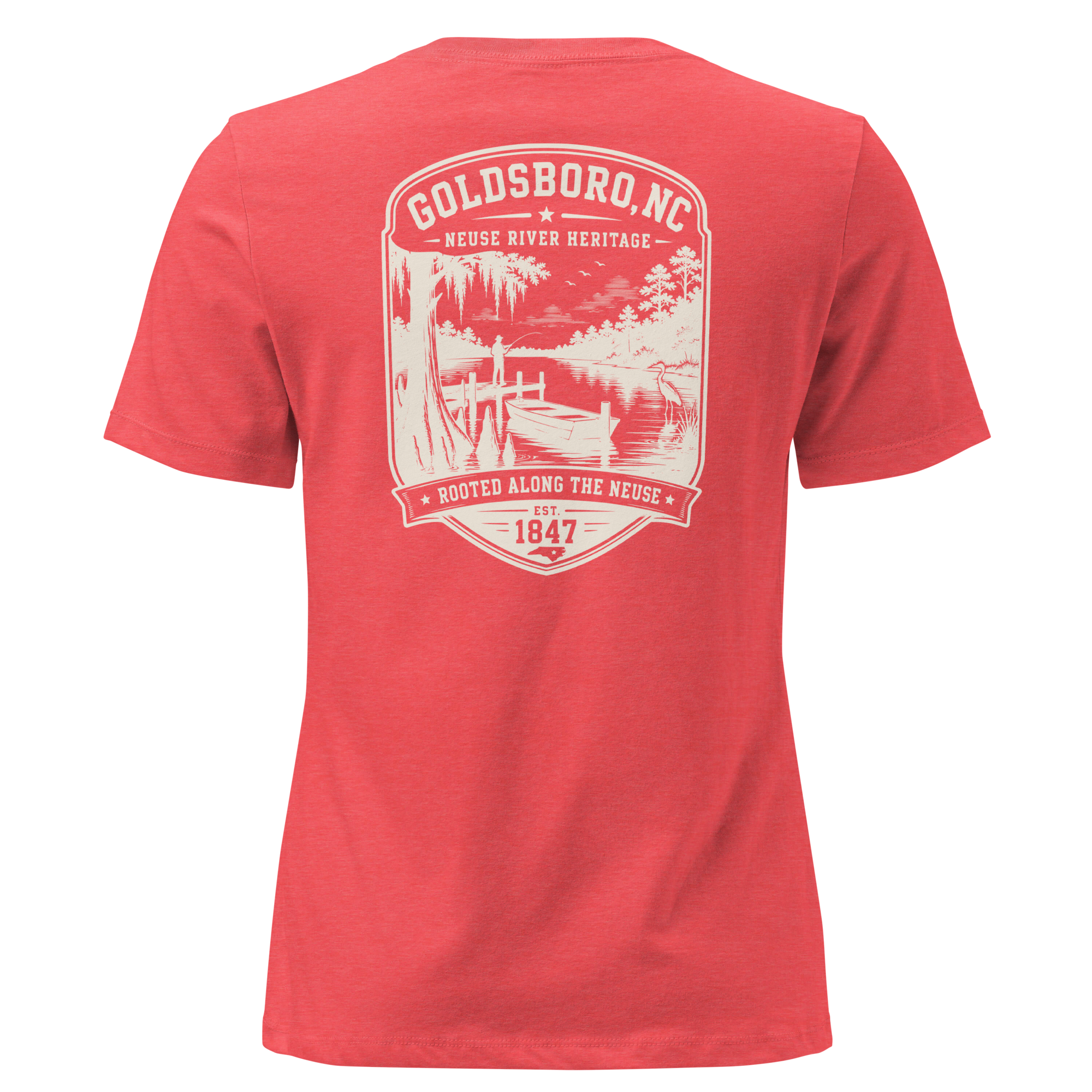 Goldsboro, NC - Rooted Along the Neuse - Women's Relaxed T-Shirt