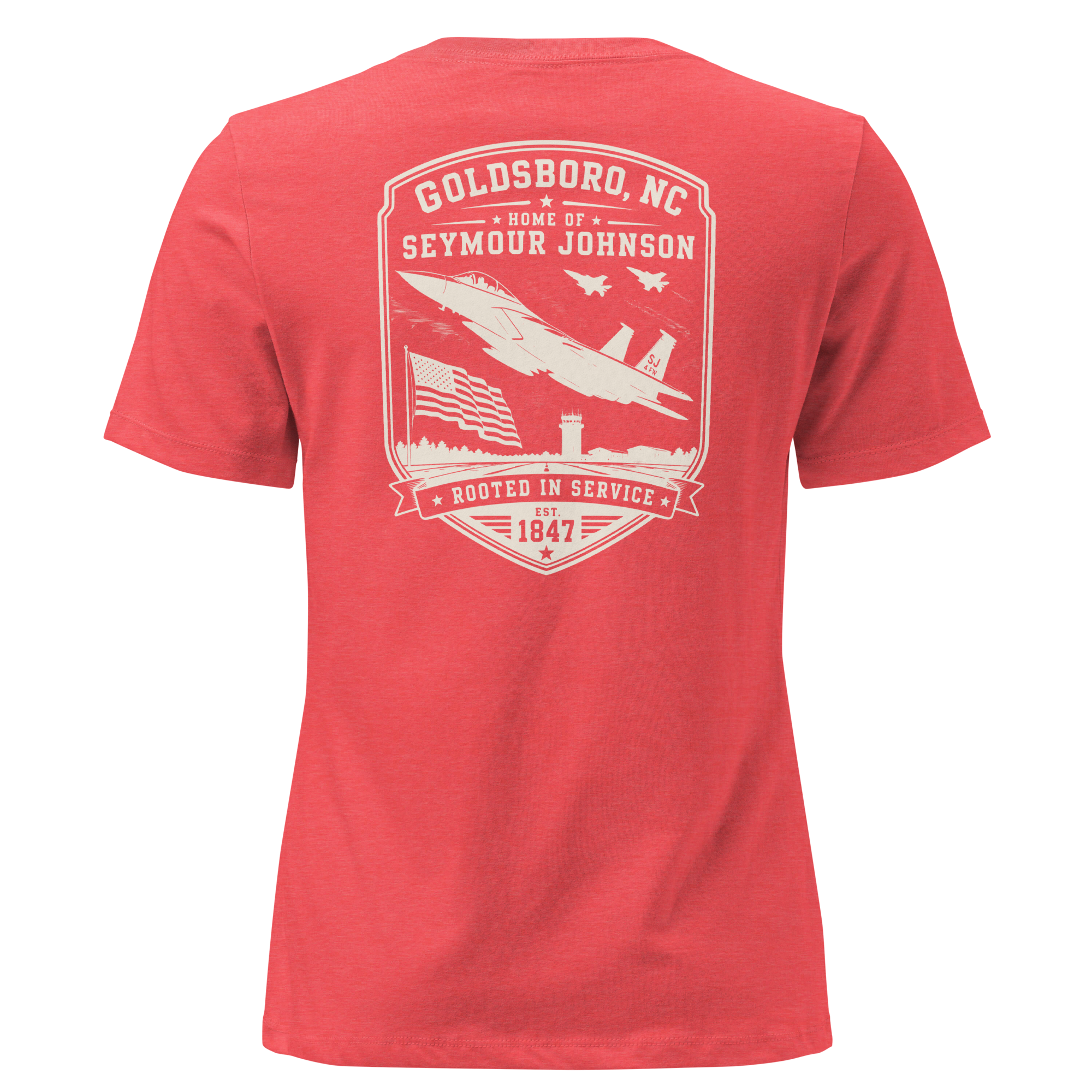 Goldsboro, NC - Seymour Johnson - Women's Relaxed T-Shirt