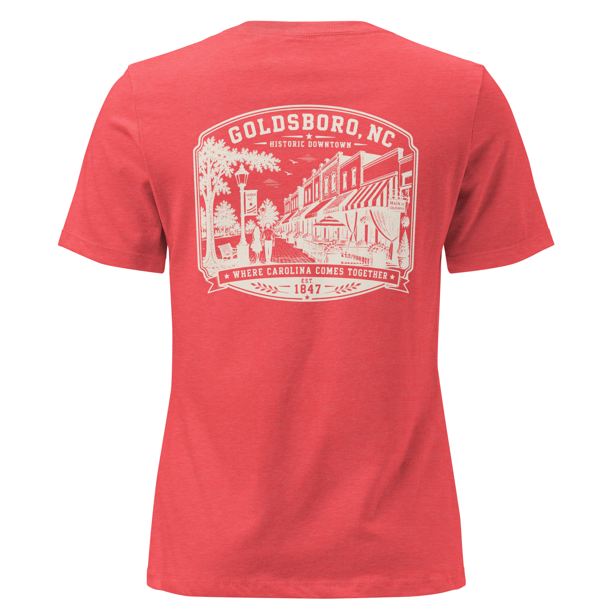 Goldsboro, NC - Downtown - Women's Relaxed T-Shirt
