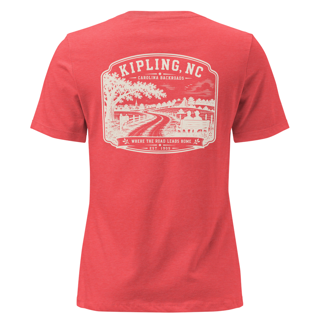Kipling, NC - The Backroads - Women's Relaxed T-Shirt
