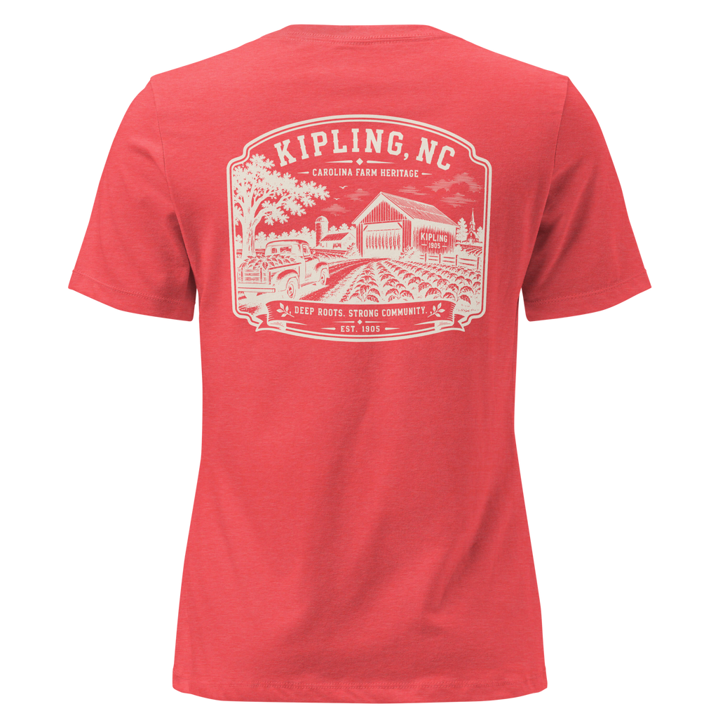 Kipling, NC - Farm Heritage - Women's Relaxed T-Shirt