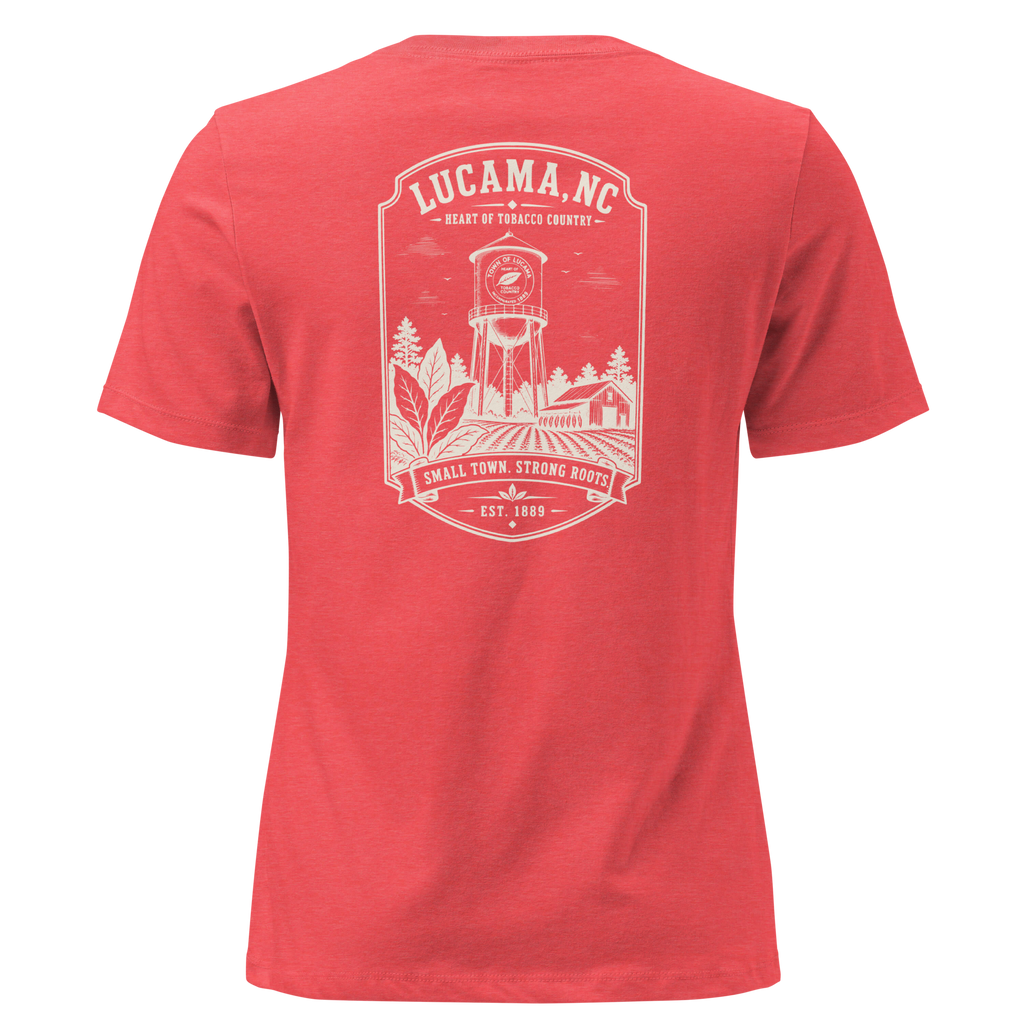 Lucama, NC - Small Town, Strong Roots - Women's Relaxed T-Shirt