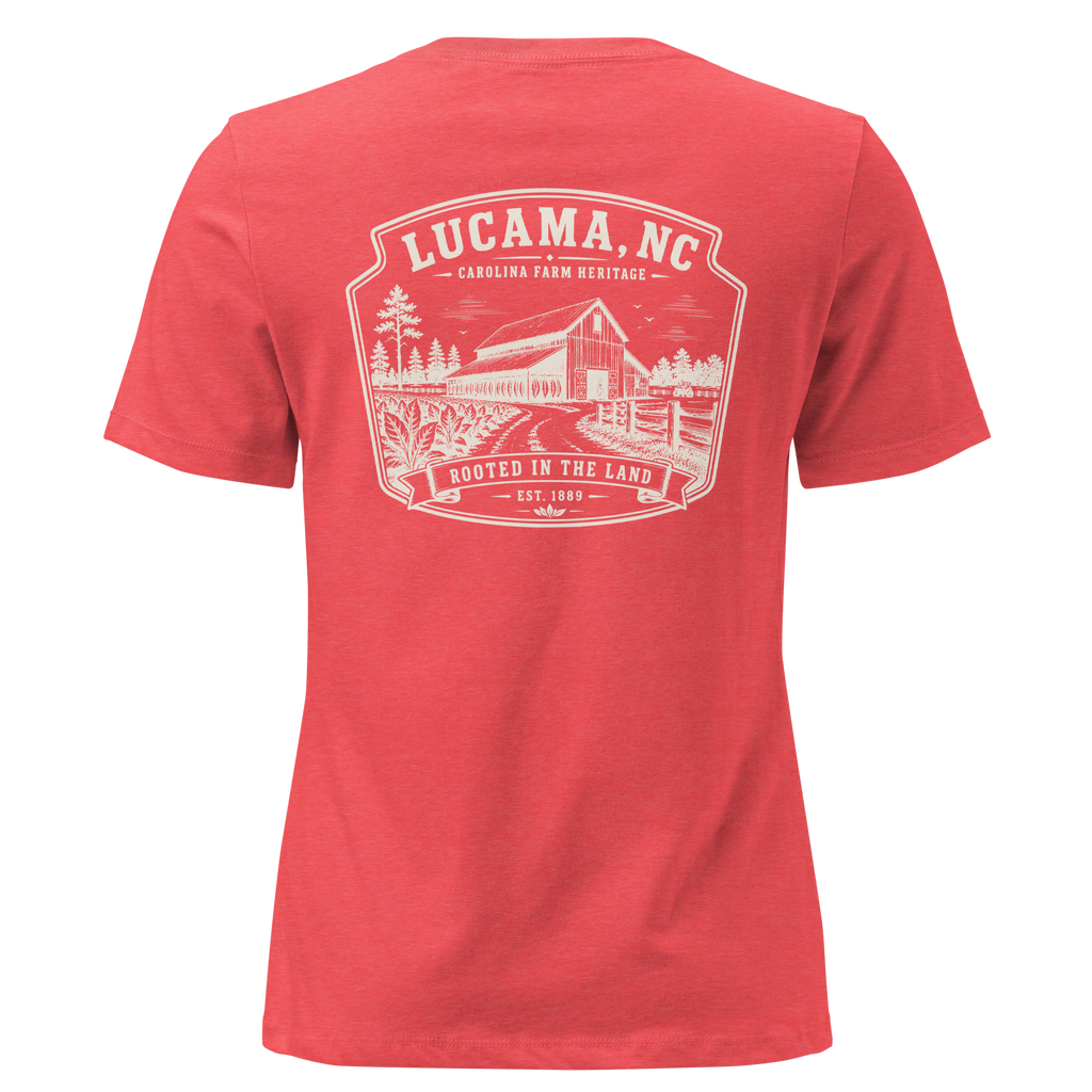 Lucama, NC - Rooted in the Land - Women's Relaxed T-Shirt