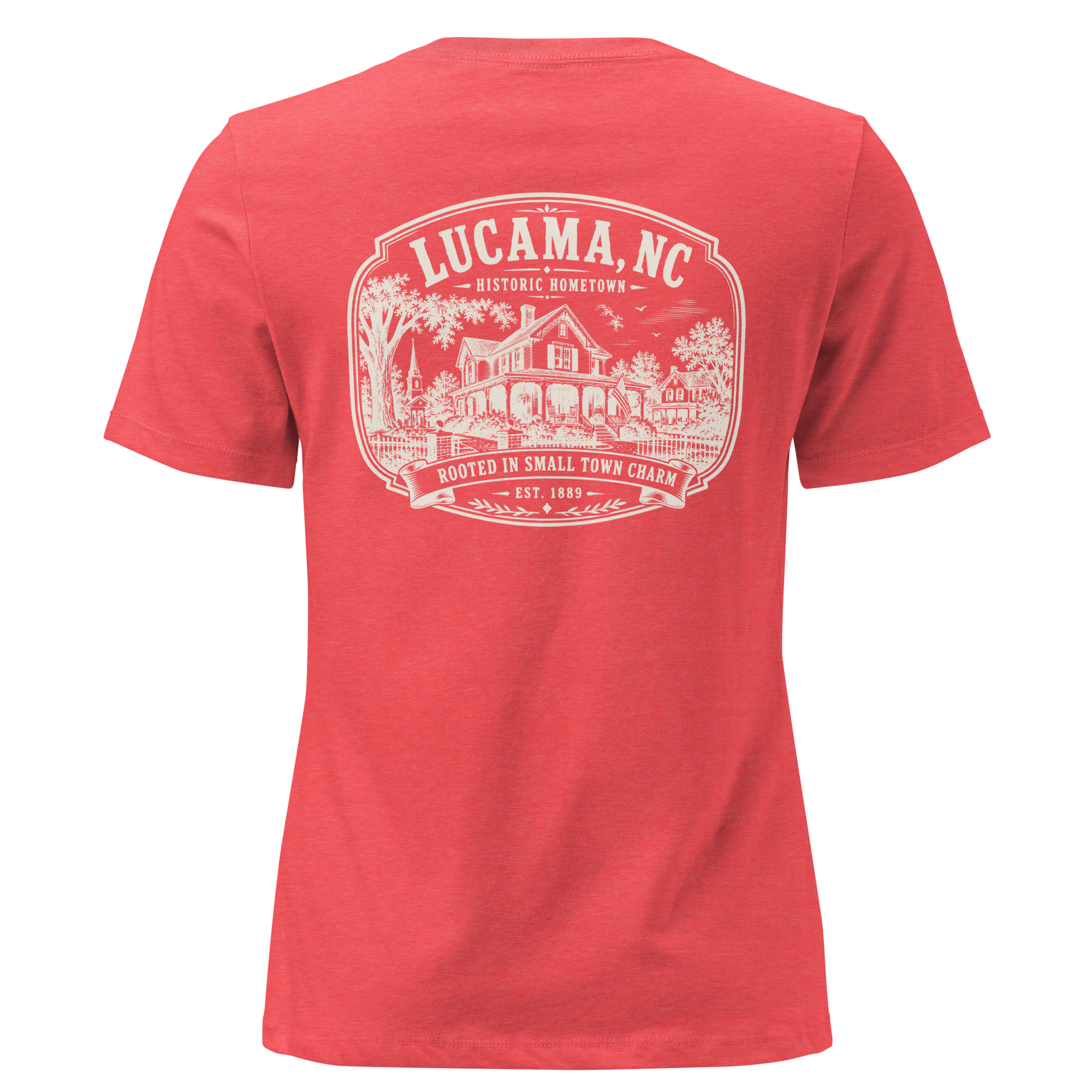 Lucama, NC - Small Town Charm - Women's Relaxed T-Shirt