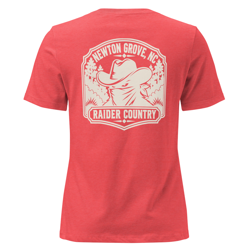 Newton Grove NC - Raider Country- Women's Relaxed T-Shirt