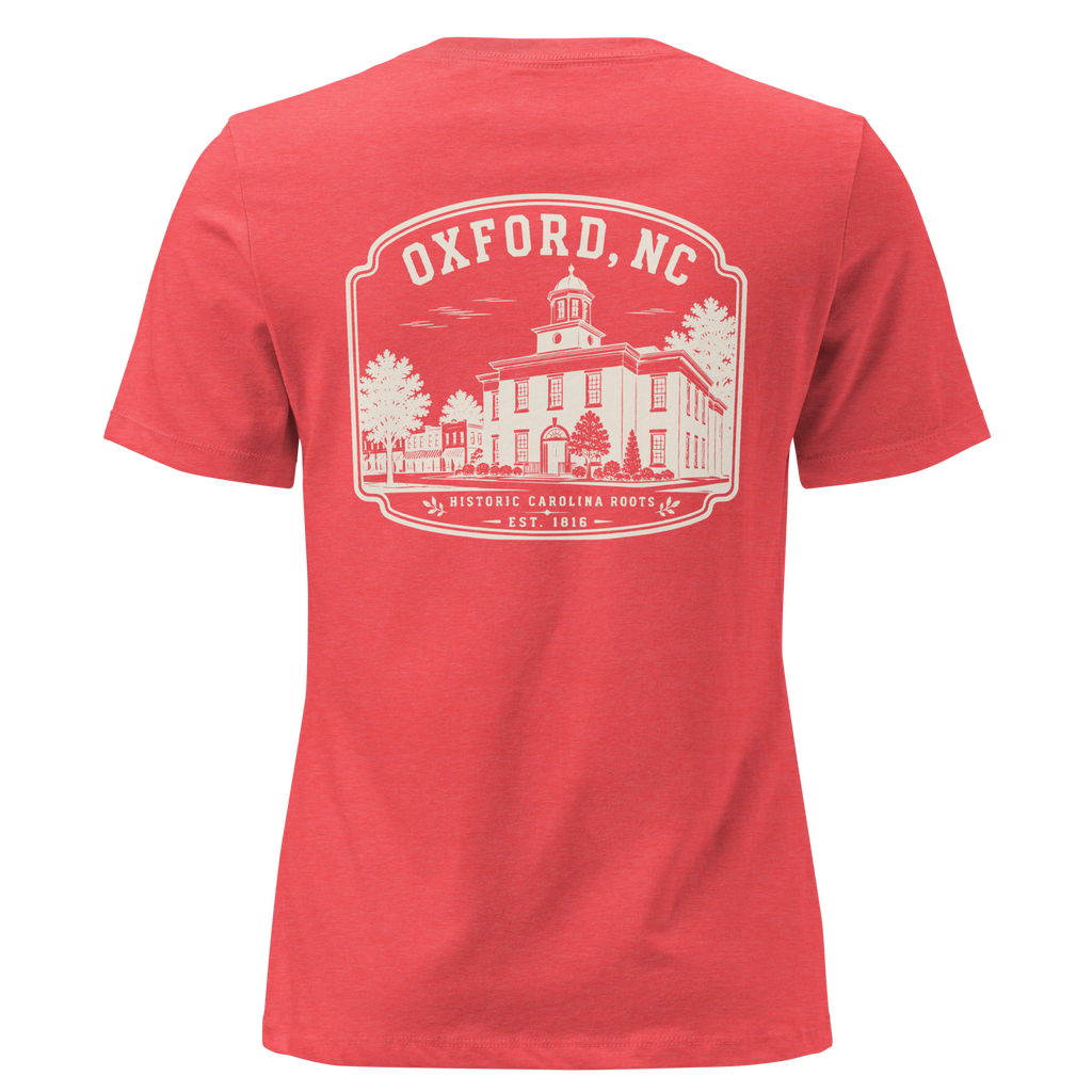 Oxford NC - Historic Courthouse - Women's Relaxed T-Shirt