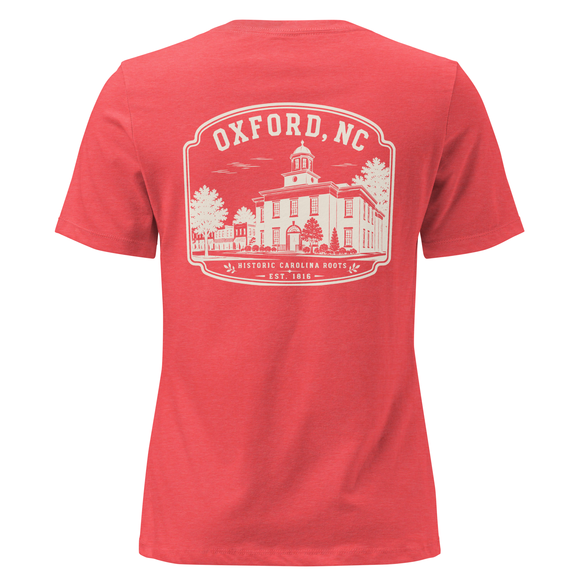 Oxford NC - Historic Courthouse - Women's Relaxed T-Shirt
