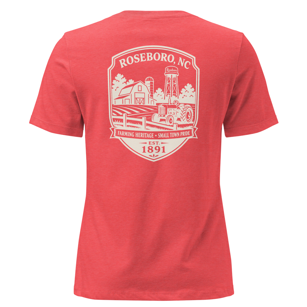 Roseboro NC - Farm Country- Women's Relaxed T-Shirt