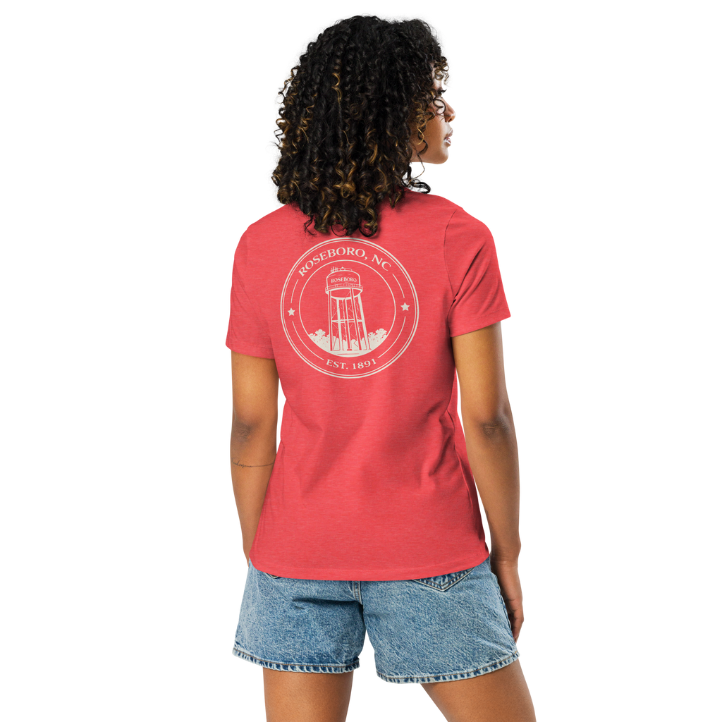Roseboro NC - Water Tower- Women's Relaxed T-Shirt