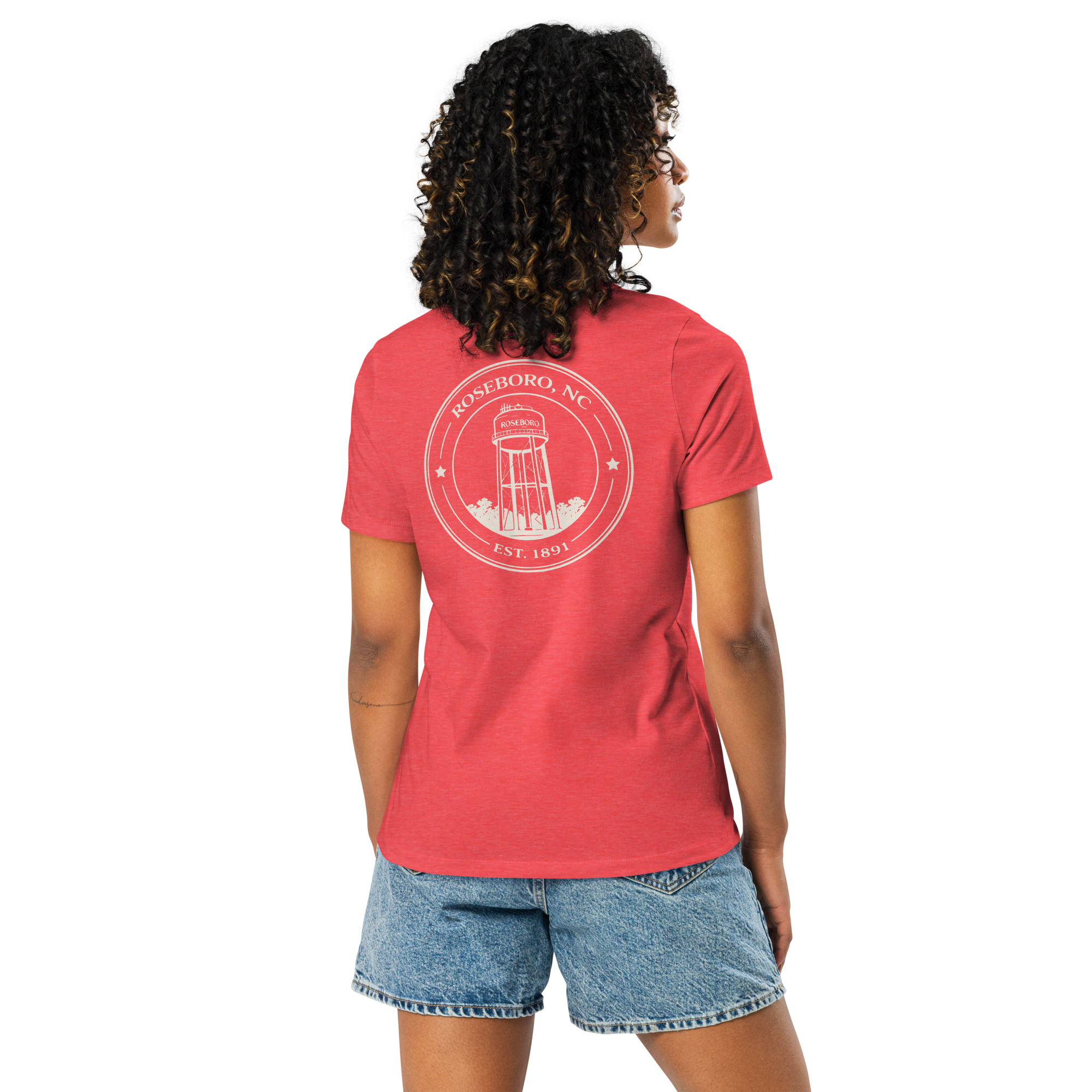 Roseboro NC - Water Tower- Women's Relaxed T-Shirt