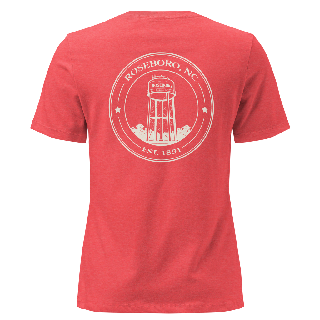 Roseboro NC - Water Tower- Women's Relaxed T-Shirt