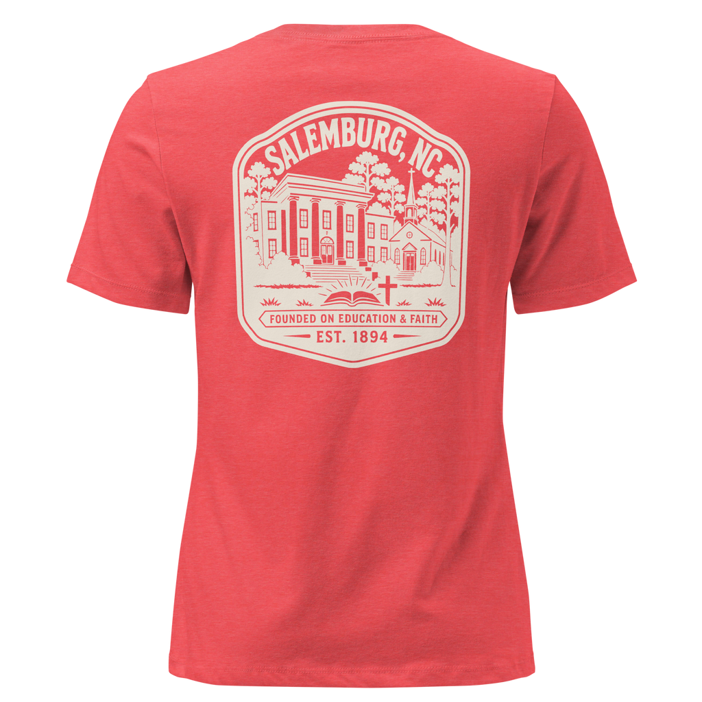 Salemburg NC - Faith & Education- Women's Relaxed T-Shirt