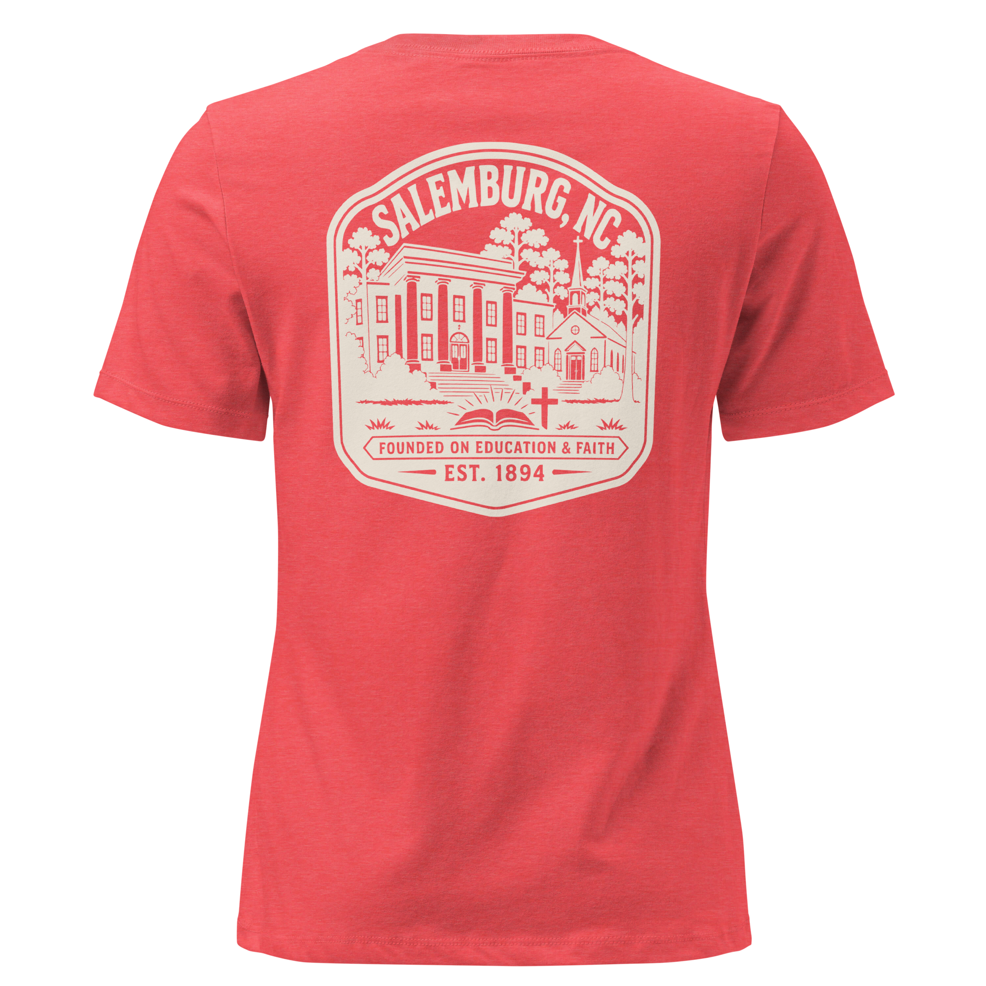 Salemburg NC - Faith & Education- Women's Relaxed T-Shirt