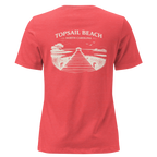 Topsail Beach NC - On the Dock- Women's Relaxed T-Shirt