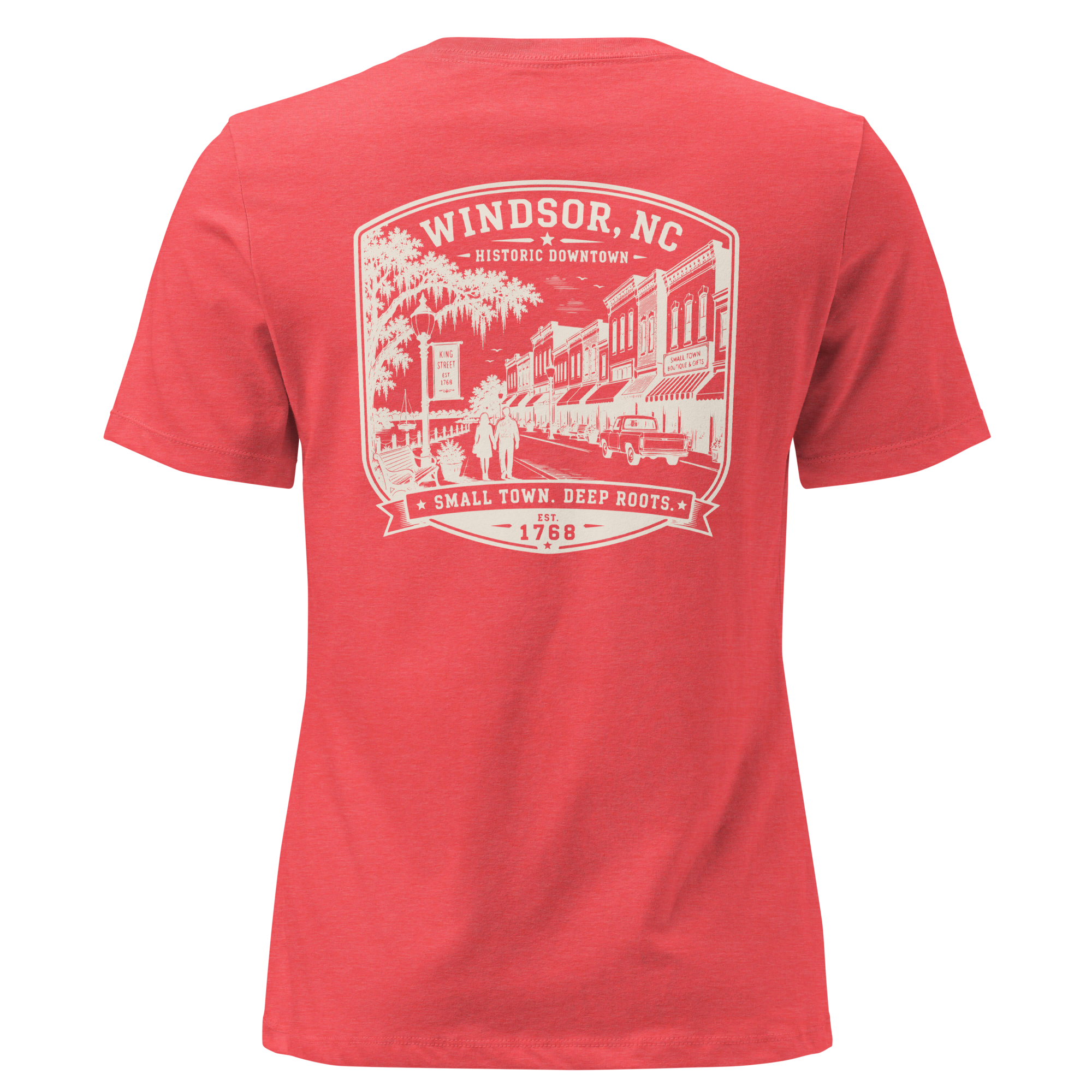 Windsor, NC - Downtown Windsor - Women's Relaxed T-Shirt
