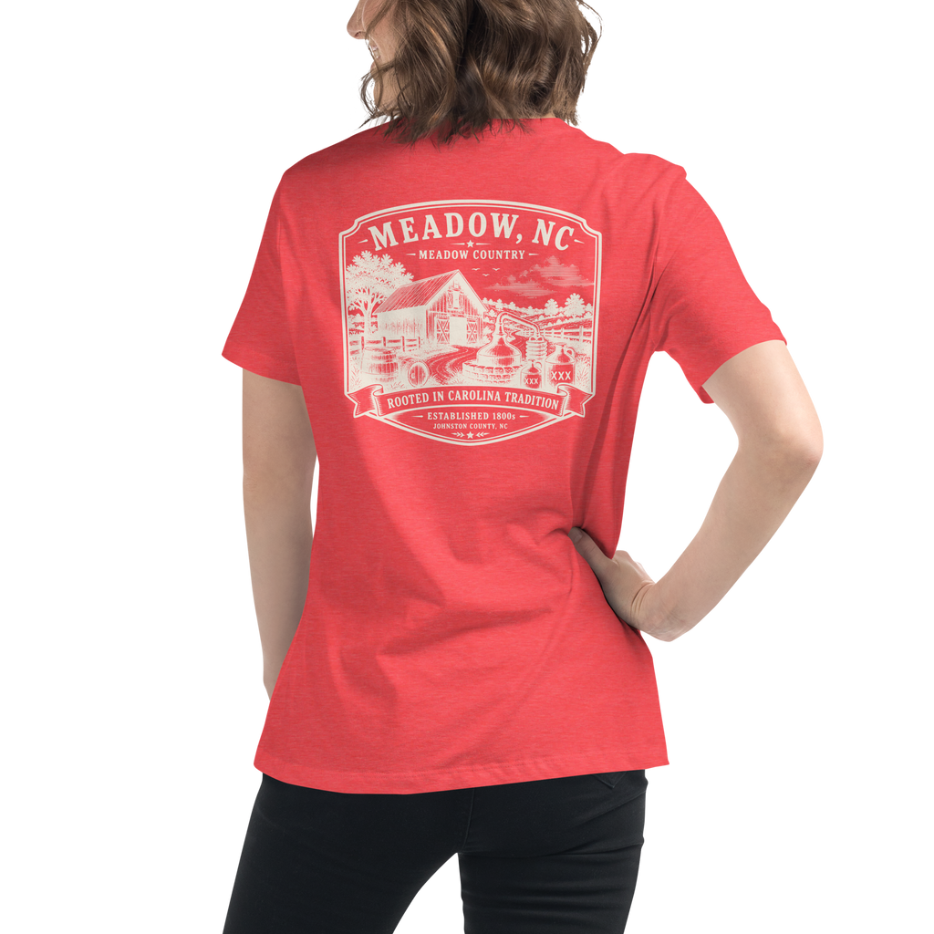 Meadow, NC - Carolina Tradition - Women's Relaxed T-Shirt