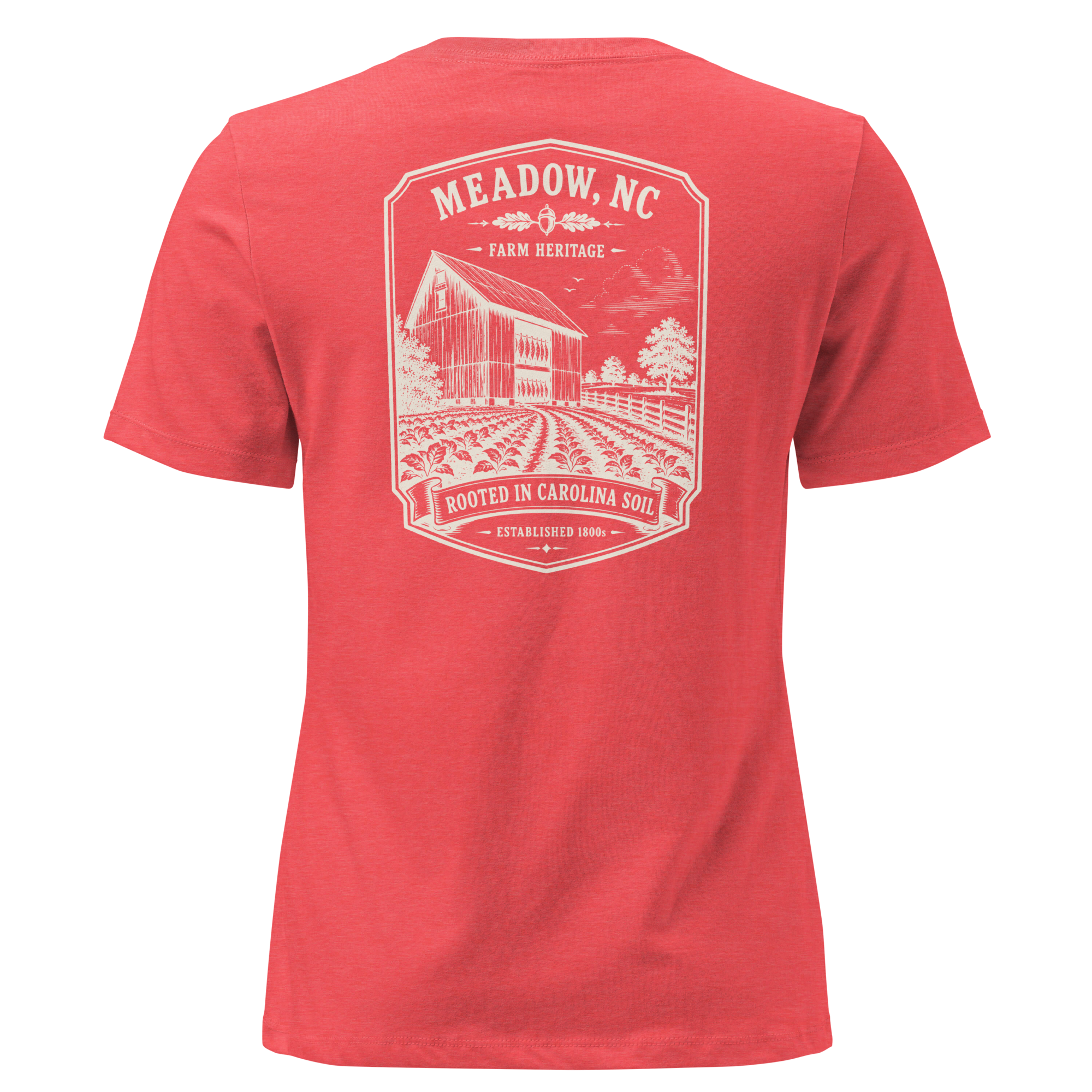 Meadow, NC - Rooted in Carolina - Women's Relaxed T-Shirt