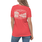Anderson Creek, NC - Rooted Along the Creek- Women's Relaxed T-Shirt