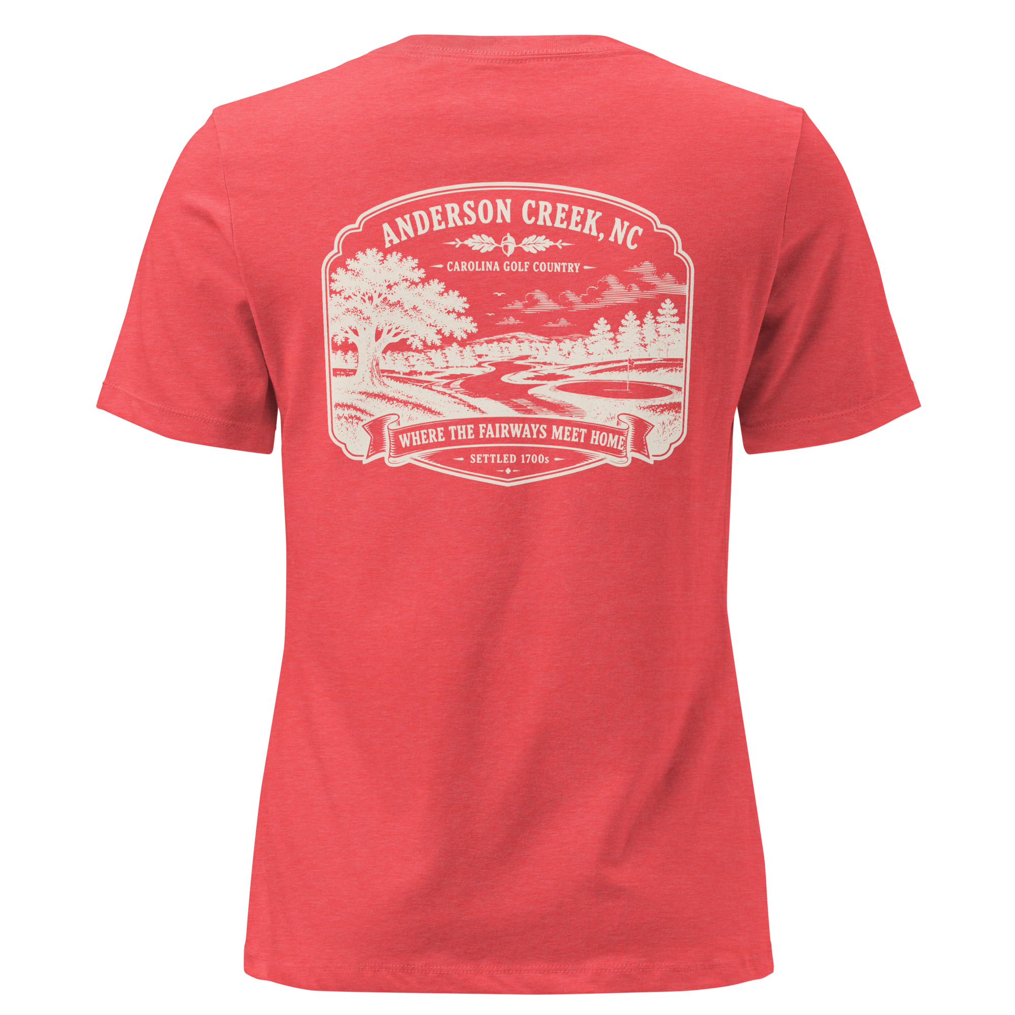 Anderson Creek, NC - Carolina Golf - Women's Relaxed T-Shirt