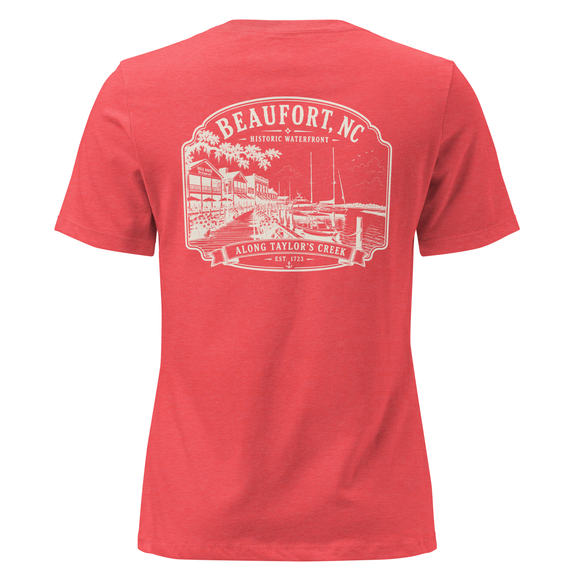 Beaufort, NC - Along Taylors Creek - Women's Relaxed T-Shirt