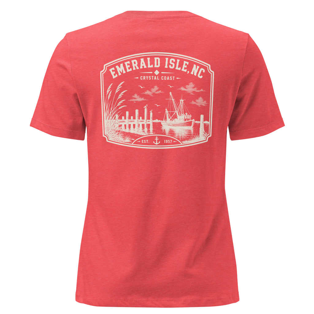 Emerald Isle NC - The Crystal Coast - Women's Relaxed T-Shirt