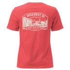 Broadway, NC - Main Street - Women's Relaxed T-Shirt