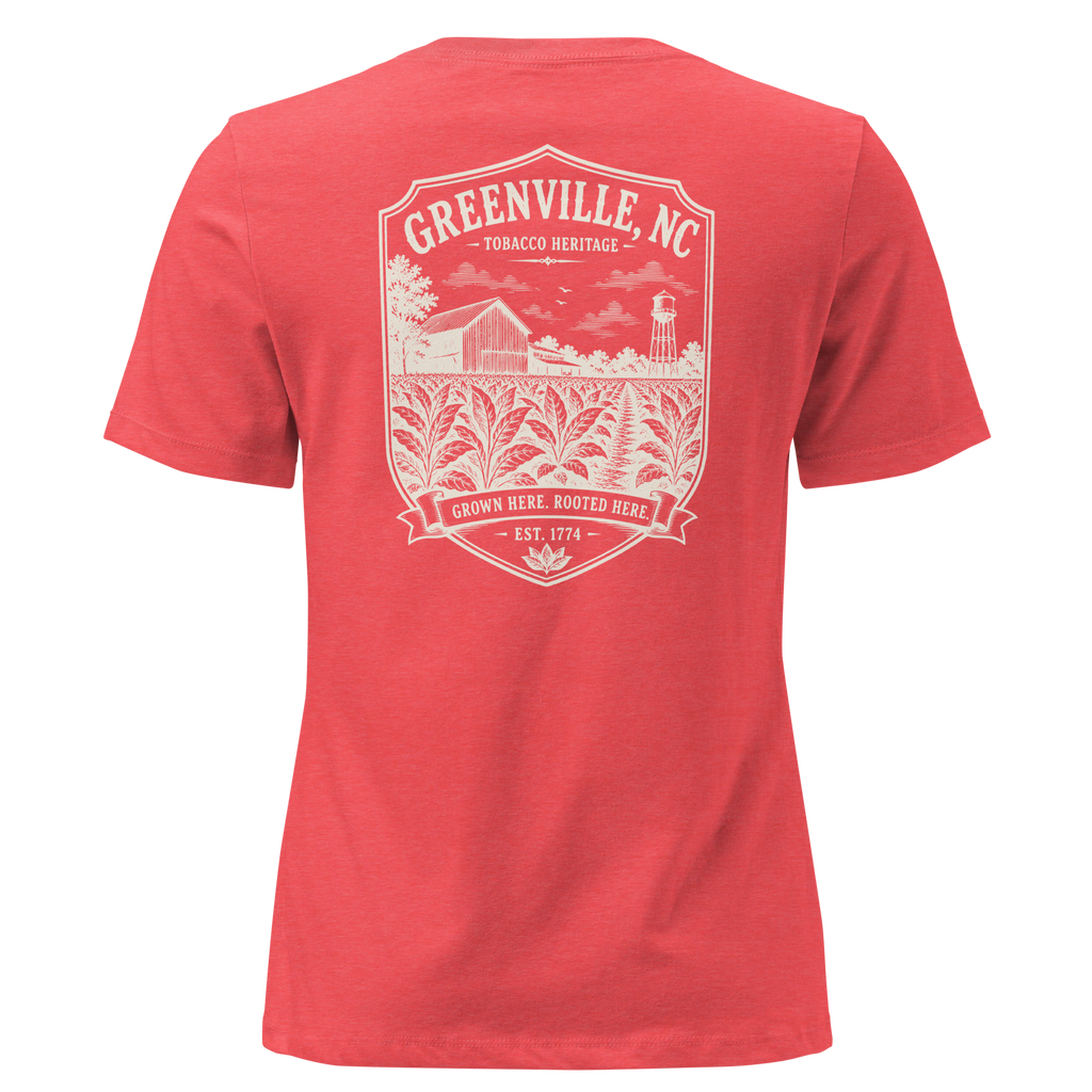 Greenville, NC - Tobacco Heritage - Women's Relaxed T-Shirt