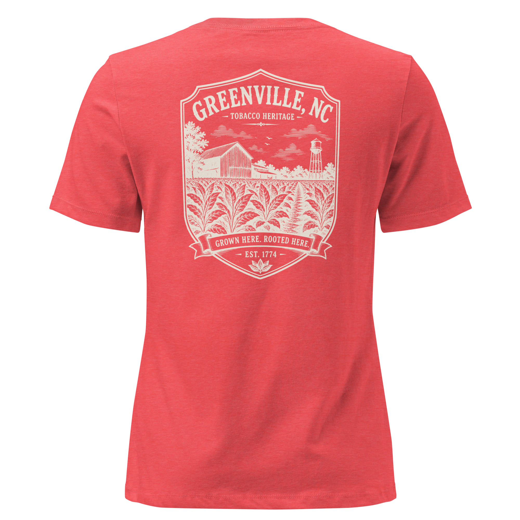 Greenville, NC - Tobacco Heritage - Women's Relaxed T-Shirt