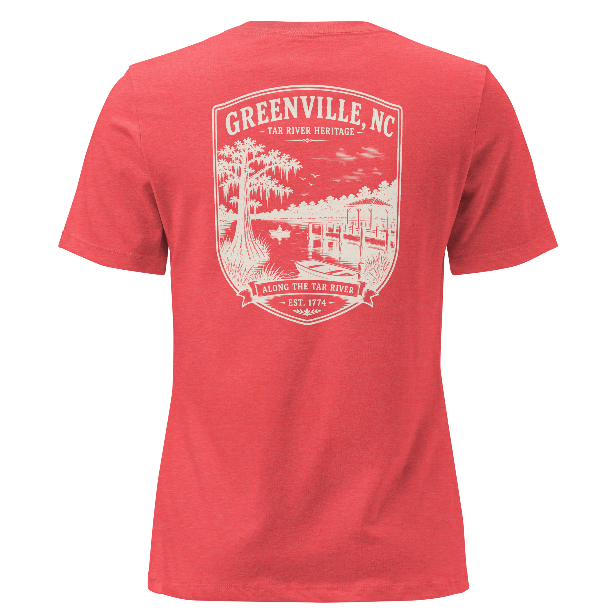 Greenville, NC - Along The Tar - Women's Relaxed T-Shirt