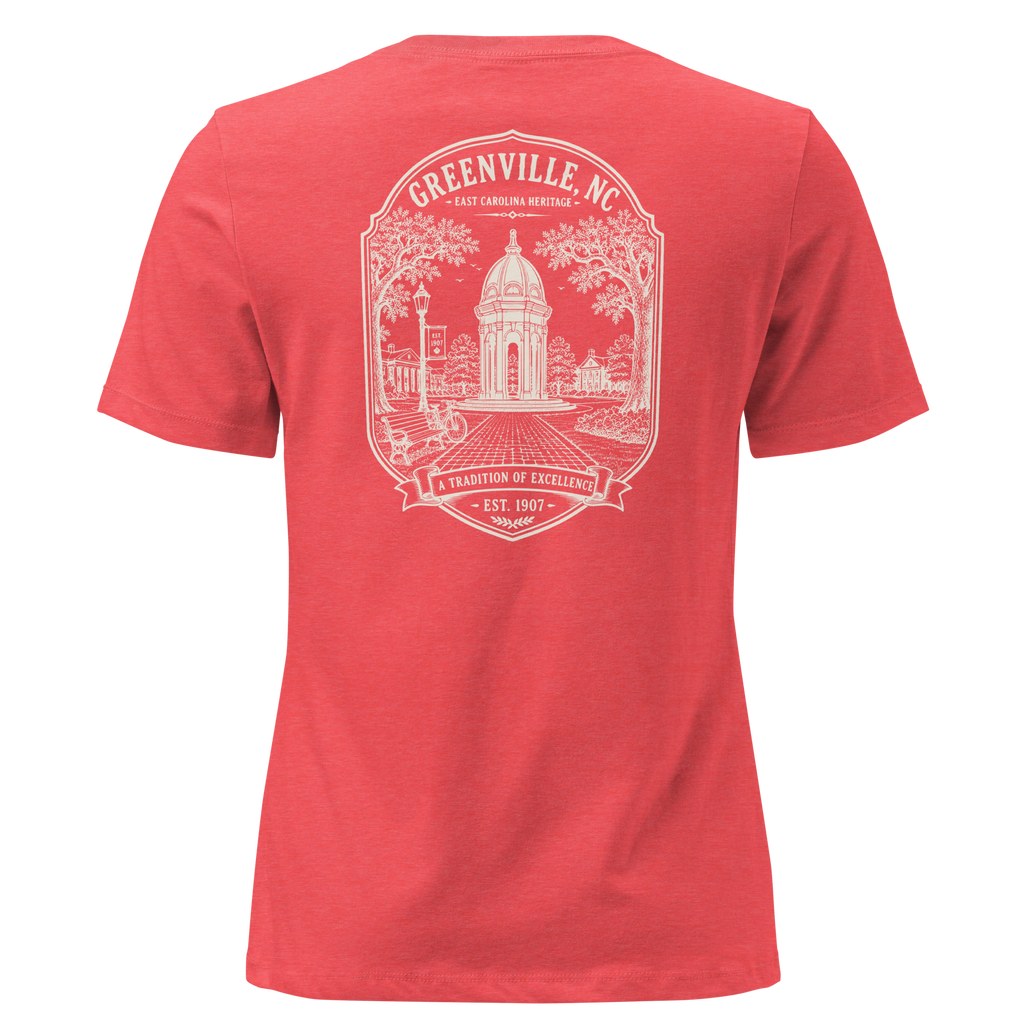 Greenville, NC - East Carolina - Women's Relaxed T-Shirt