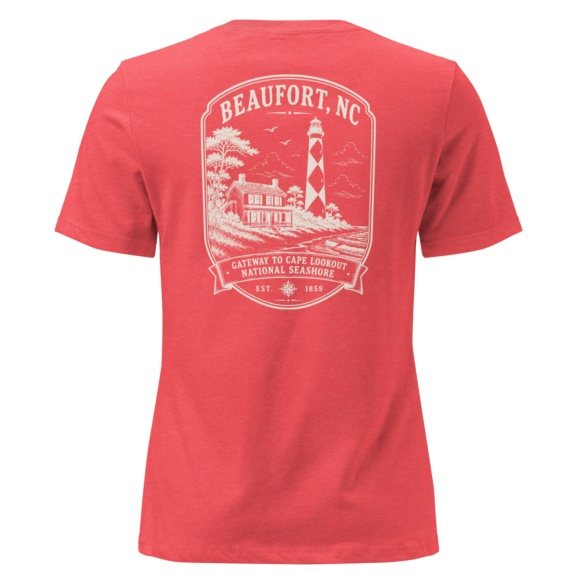 Beaufort, NC - Gateway To Cape Lookout - Women's Relaxed T-Shirt