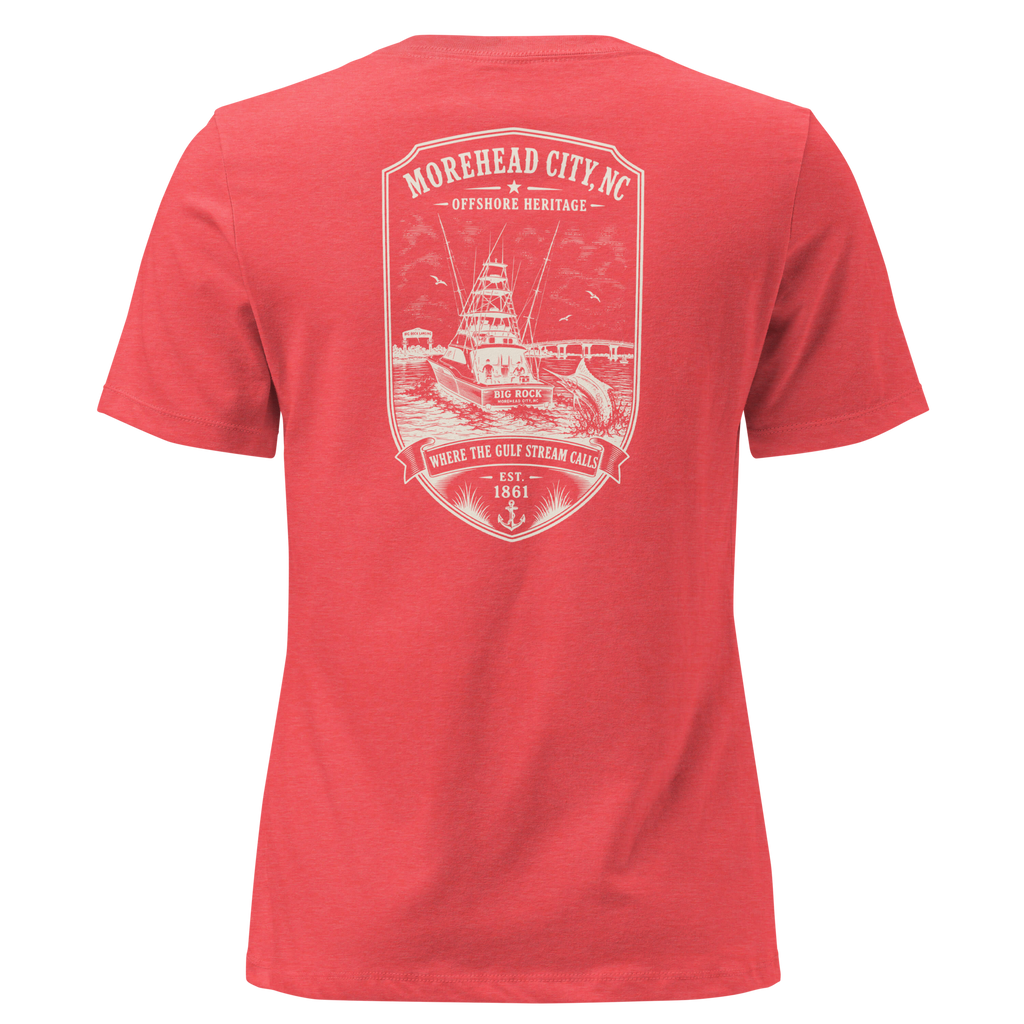 Morehead City, NC - Big Rock - Women's Relaxed T-Shirt
