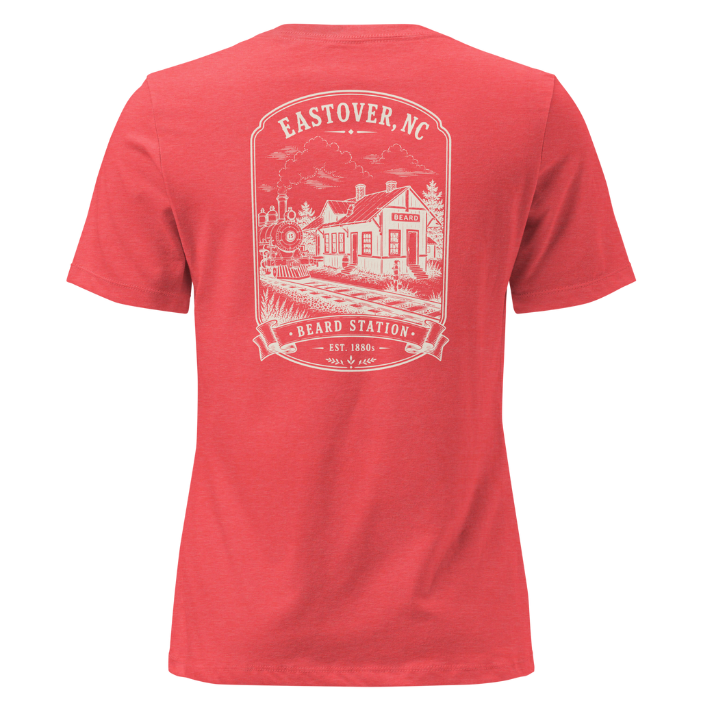 Eastover, NC - Beard Station - Women's Relaxed T-Shirt