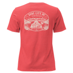 Surf City, NC - Swing Bridge - Women's Relaxed T-Shirt
