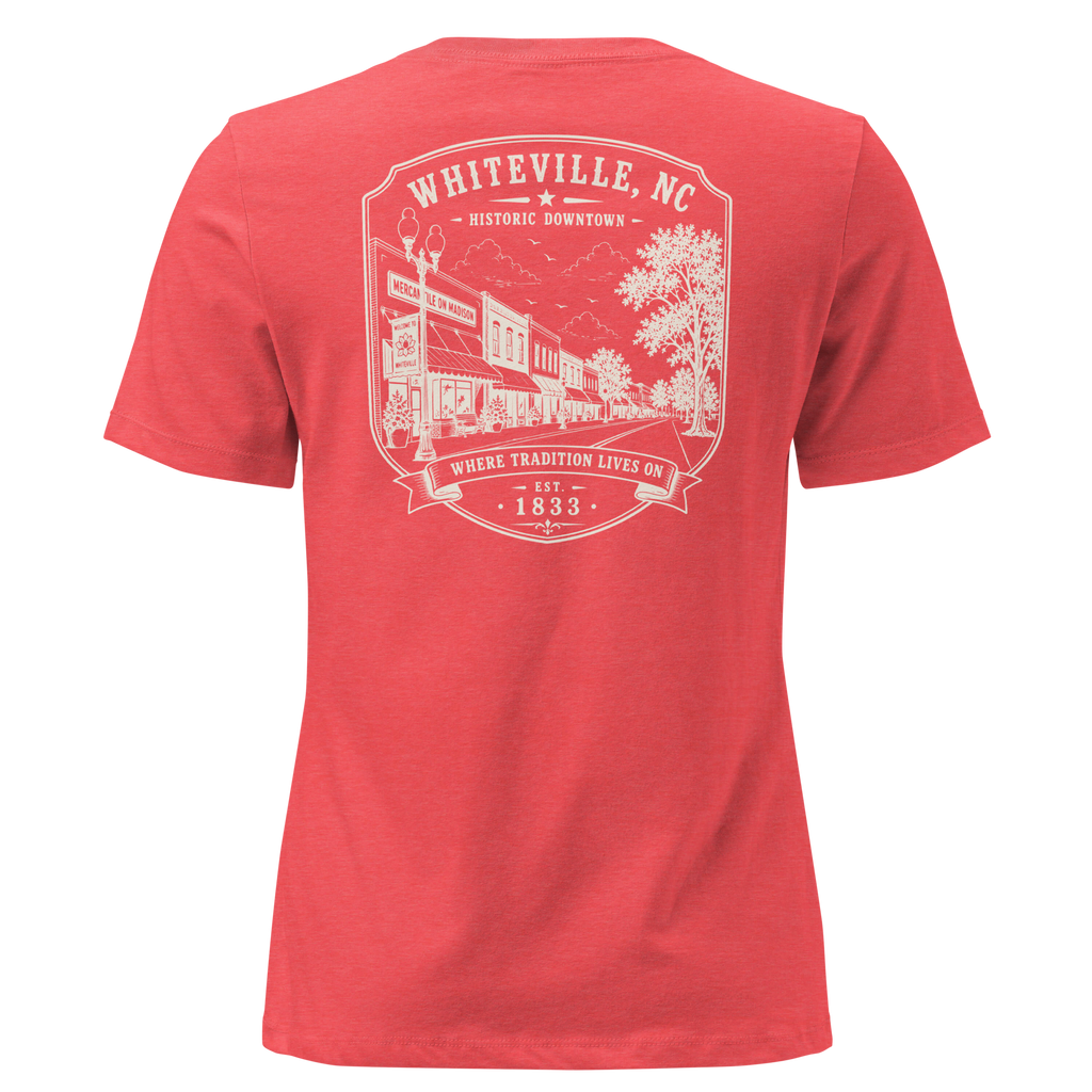 Whiteville, NC - Downtown - Women's Relaxed T-Shirt