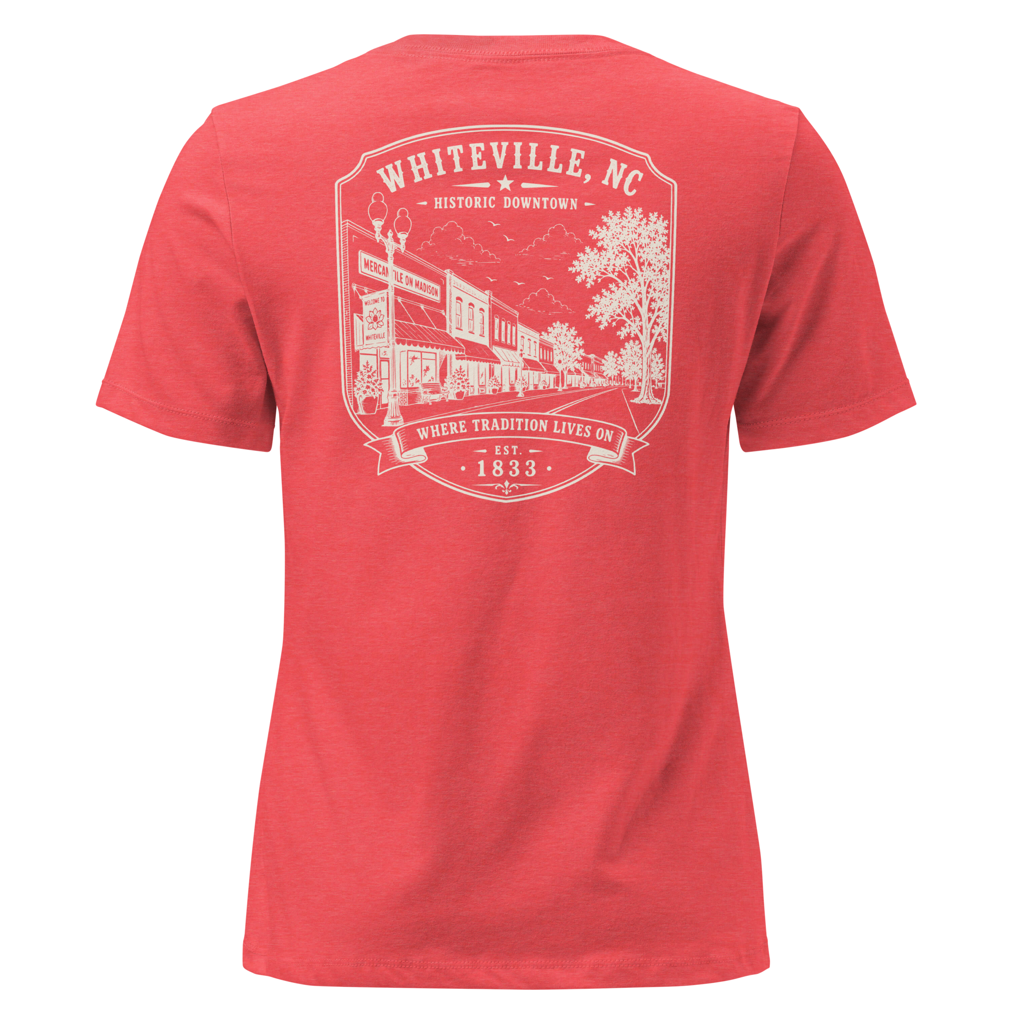 Whiteville, NC - Downtown - Women's Relaxed T-Shirt