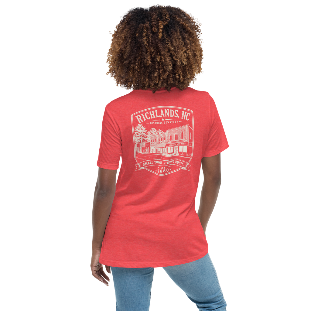 Richlands, NC - Small Town. Strong Roots. - Women's Relaxed T-Shirt