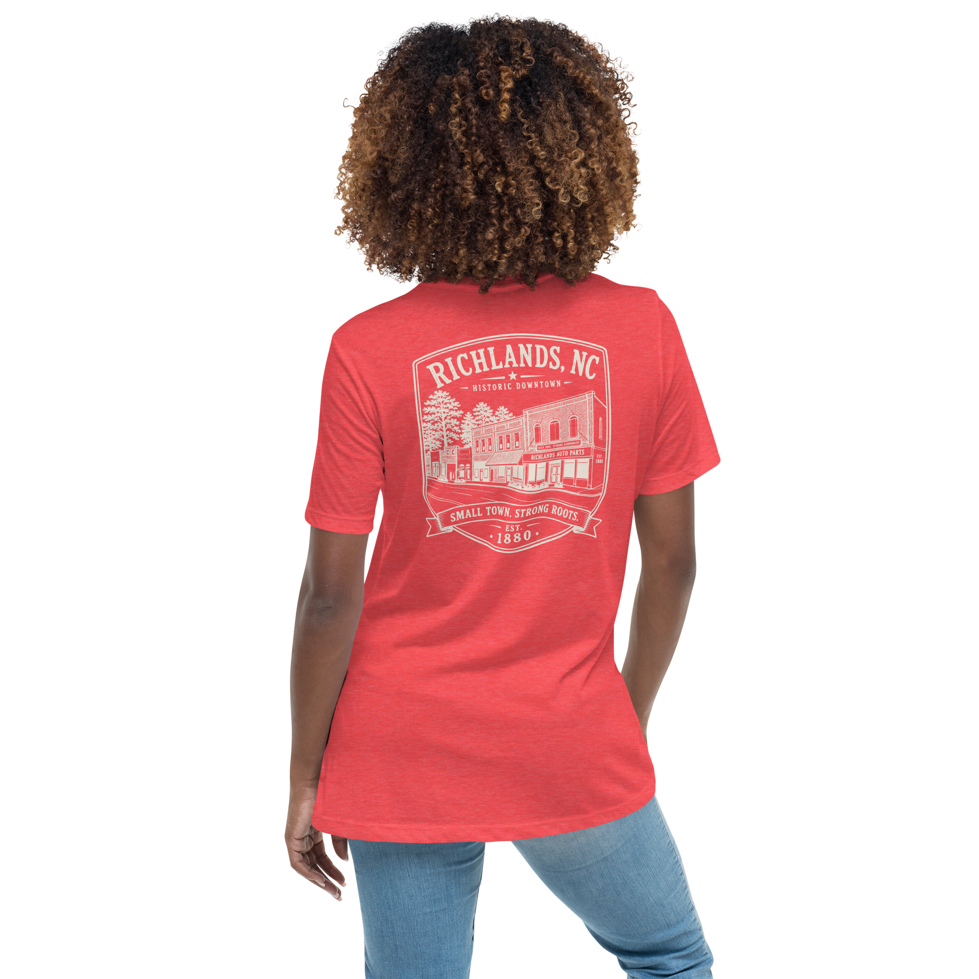 Richlands, NC - Small Town. Strong Roots. - Women's Relaxed T-Shirt