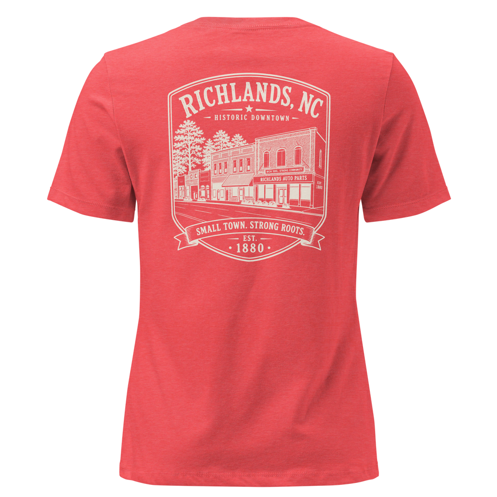Richlands, NC - Small Town. Strong Roots. - Women's Relaxed T-Shirt