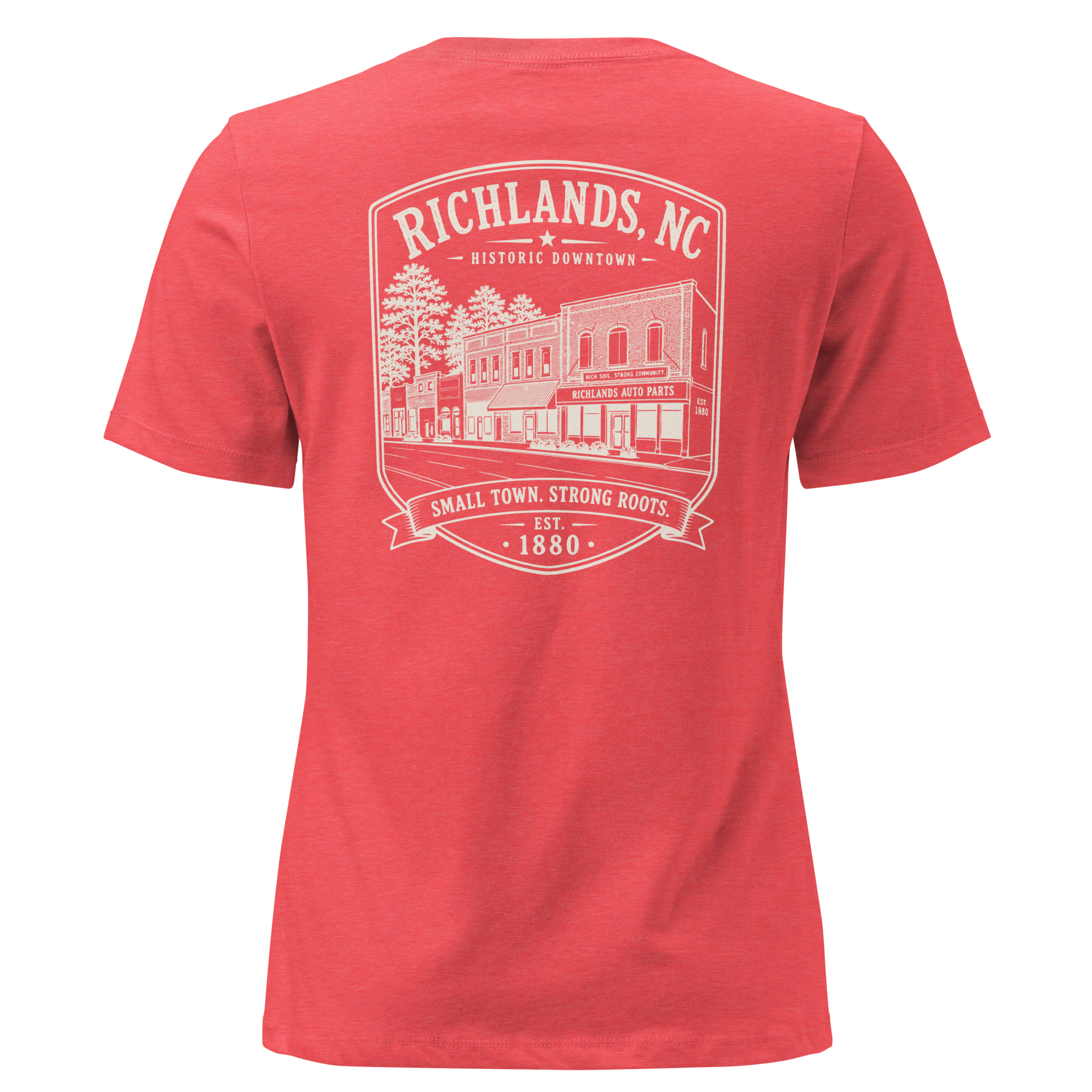 Richlands, NC - Small Town. Strong Roots. - Women's Relaxed T-Shirt