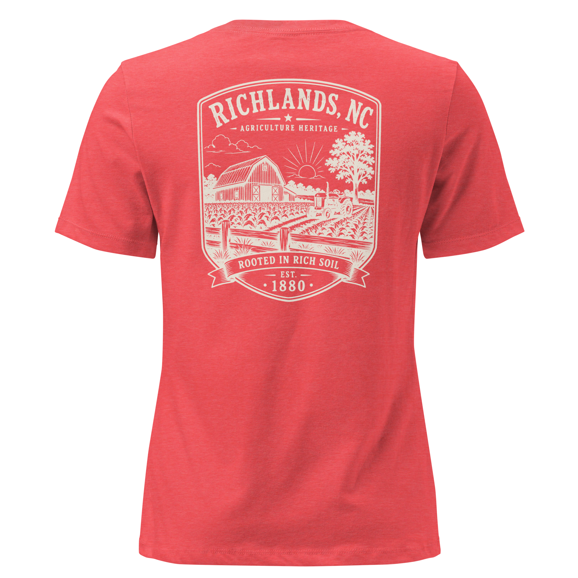 Richlands, NC - Rooted in Rich Soil - Women's Relaxed T-Shirt