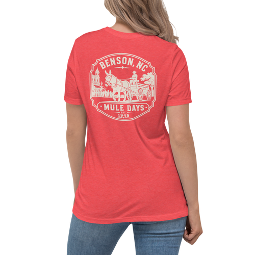 Benson NC - Mule Days - Women's Relaxed T-Shirt