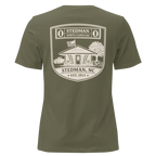 Stedman, NC - Stedman Soda Shop Badge- Women's Relaxed T-Shirt