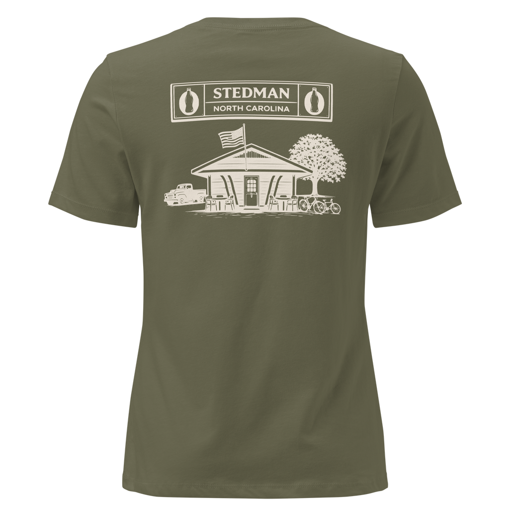 Stedman, NC - Stedman Soda Shop- Women's Relaxed T-Shirt