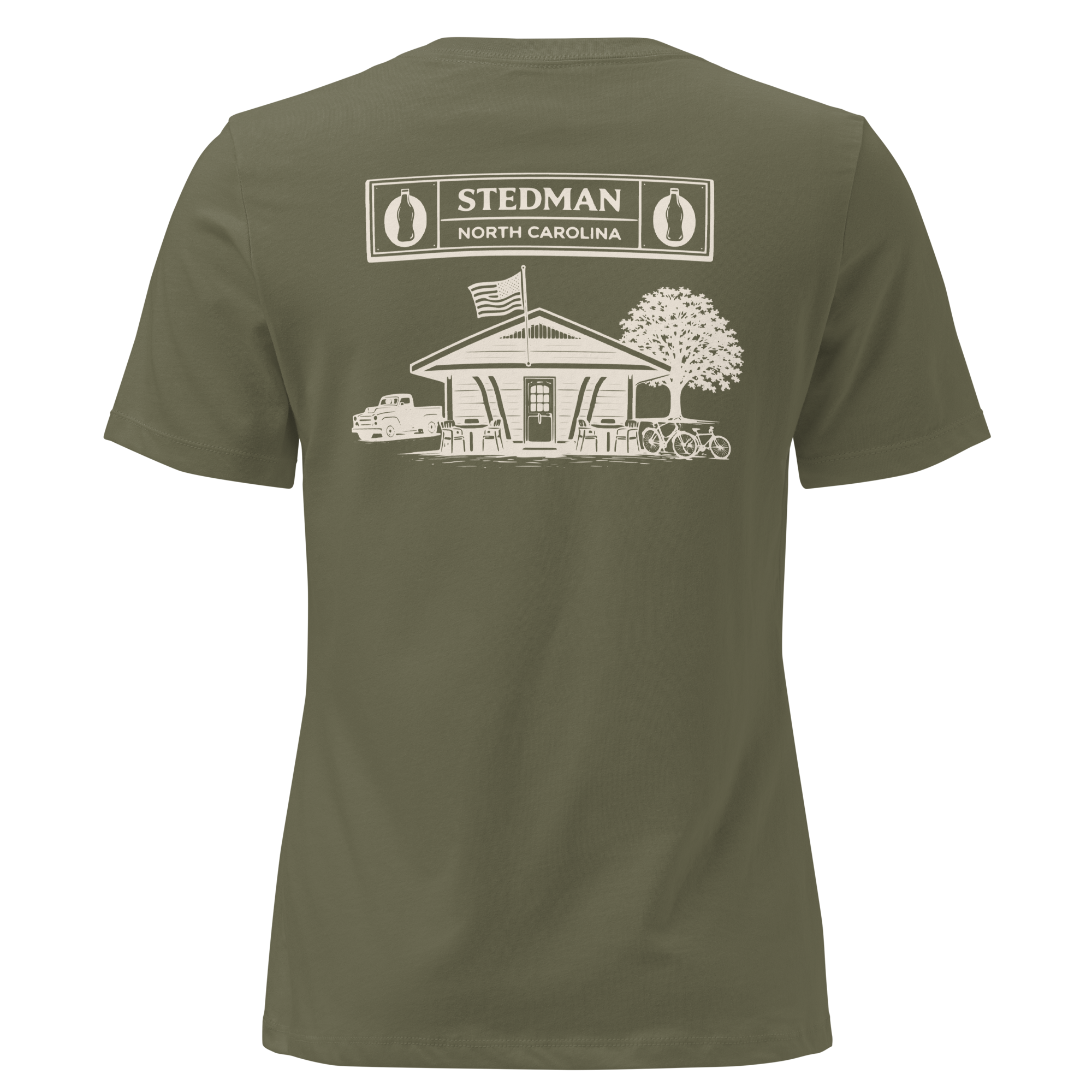 Stedman, NC - Stedman Soda Shop- Women's Relaxed T-Shirt