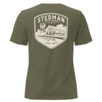 Stedman, NC - Stedman Train Depot Badge- Women's Relaxed T-Shirt