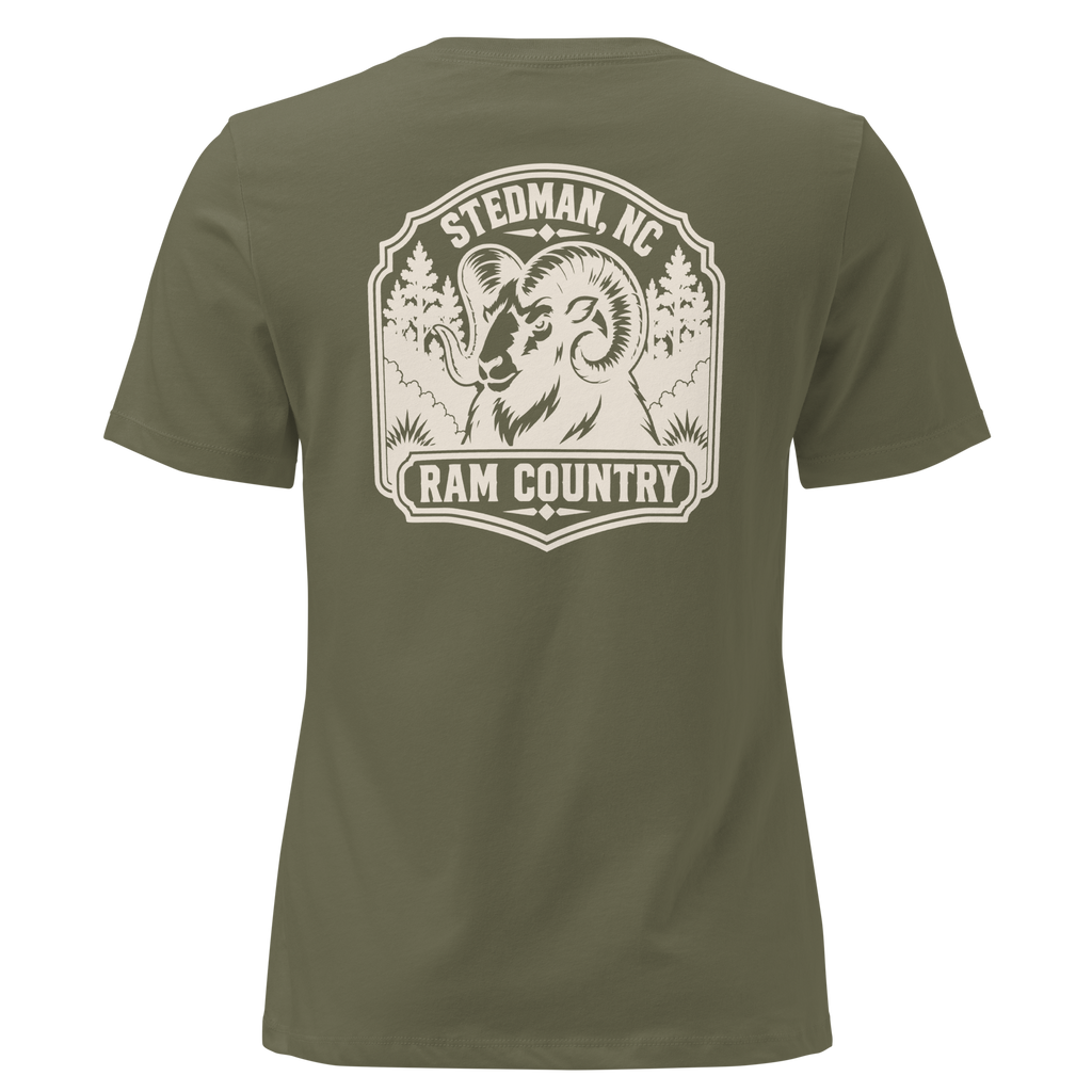 Stedman, NC - Ram Country- Women's Relaxed T-Shirt