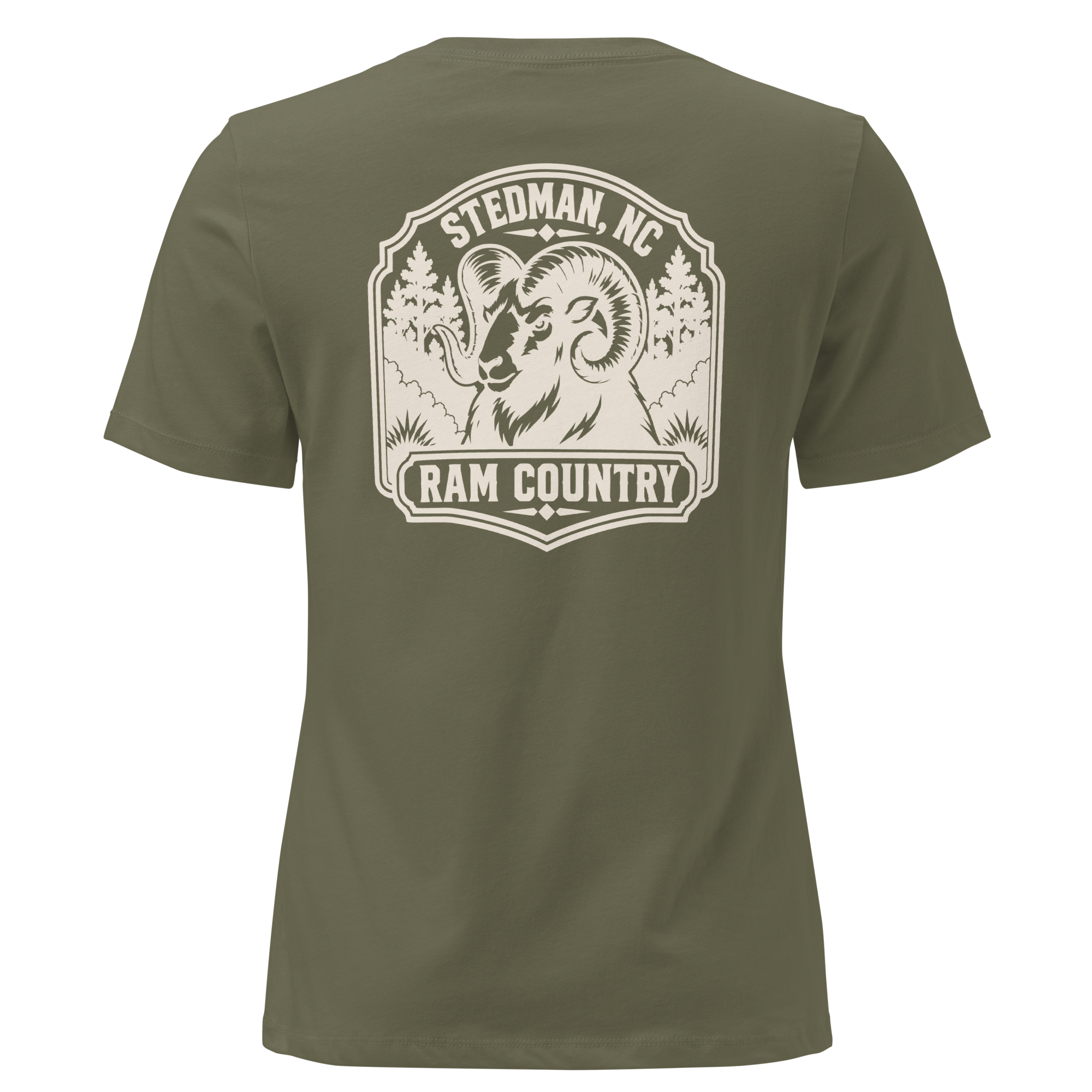 Stedman, NC - Ram Country- Women's Relaxed T-Shirt