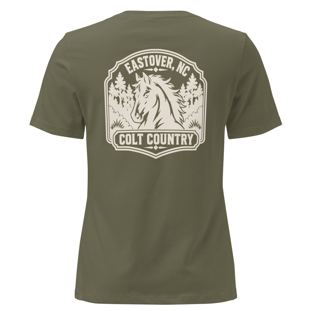 Eastover NC - Colt Country- Women's Relaxed T-Shirt